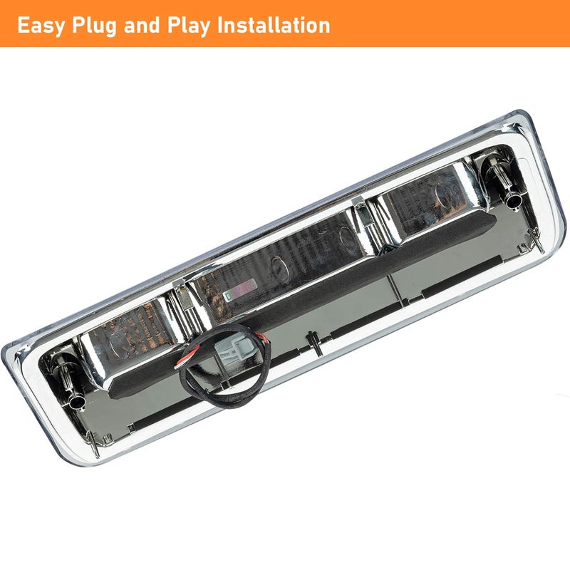 NPAUTO Third 3rd Brake Light LED Replacement for Ford F150 Lobo 2004 2005 2006 2007 2008, 07-10 Ford Explorer Sport Trac, 06-08 Lincoln Mark LT, High Mount Stop Light Assembly, Clear Lens - Image 5